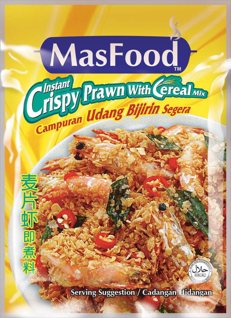INSTANT CRISPY PRAWN WITH CEREAL MIX