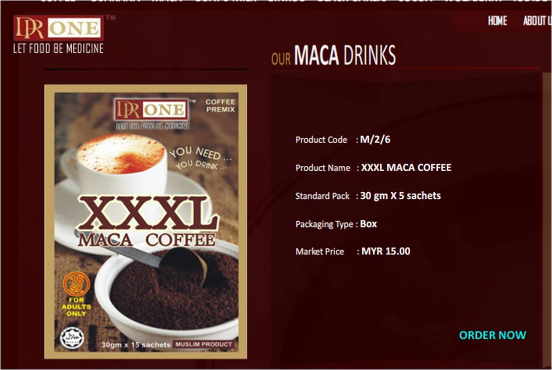 XXXL Maca Coffee
