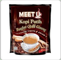 WHITE COFFEE TONGKAT ALI GINSENG  (5 IN 1)
