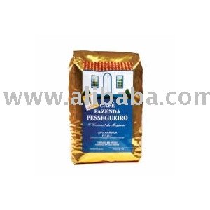 Fazenda Pessegueiro, Gourmet Coffee From Brazil  Roasted   Grain  1 KG Pack