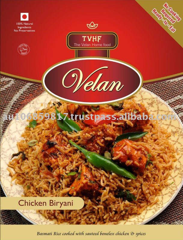 Ready To Eat Chicken Biryani 100 Halal Food No Cooking Required Ready