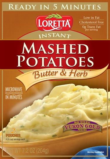 Loretta Herb and Butter Flavored Mashed Potatoes