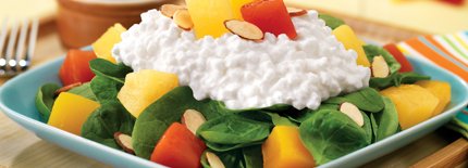 Easy Tropical Fruit Spinach Salad