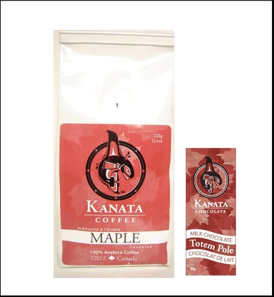 100% Canadian Maple Coffee   Totel  Pole  Chocolate