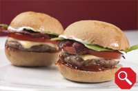 MINI BACON  CHESS E BURGER