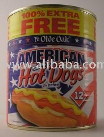 Ye Olde Oak American Style Hot Dogs in Brine
