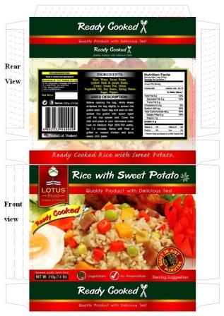 Ready Cooked Rice With Potato