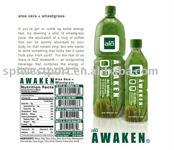 Aloe Juice Drink(Aloe Vera+Wheatgrass)