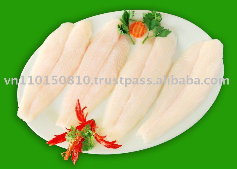 Pangasius fillets well-trimmed