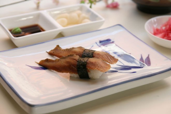 Forzen seasoning eel slice
