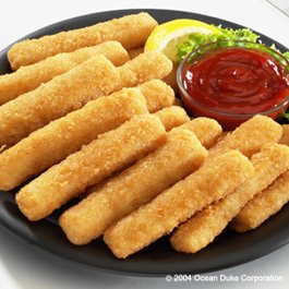Frozen Precooked Breaded Natural Tilapia Fish Sticks