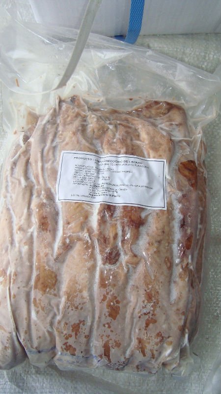 Frozen pre-cooked Skipjack loins