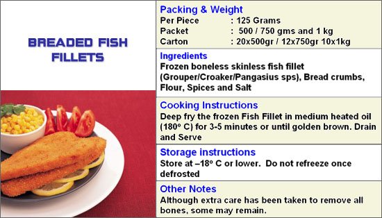 Breaded Fish Fillets