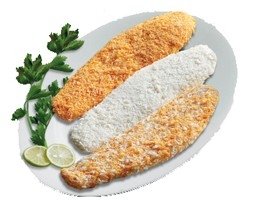 Powder soaked Basa  fish
