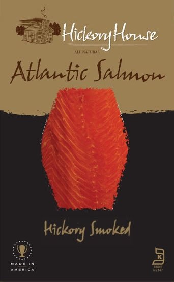 Frozen Fjord Superior Smoked Salmon Side/Fillet Sliced - Hickory House - Natural Atlantic Salmon