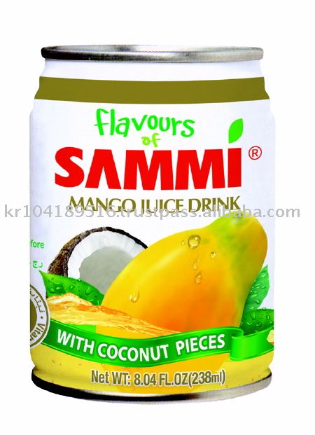 Flavous of Sammi 238ml Mango Juice Drink w / Coconut Pieces