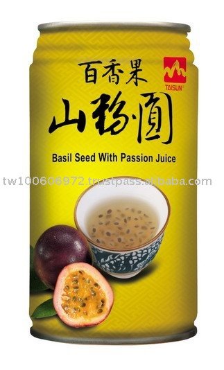 Passion Fruit Juice with Basil Seed