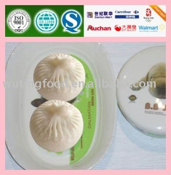 frozen steamed flour bun with red bean stuffing