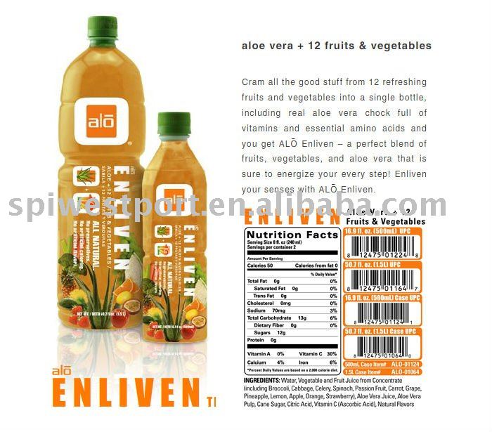 Aloe Juice Drink(Aloe Vera+12 Fruits & Vegetables)