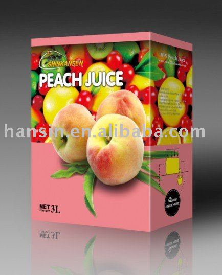  Peach   Juice  in bag in box