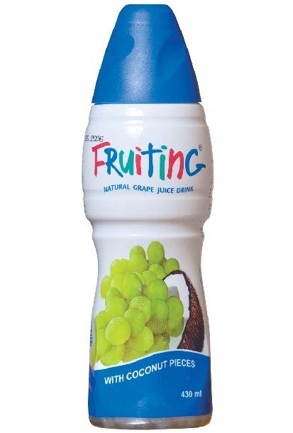 Fruiting Sugar Free Natural Grape Fruit Soft Drink  0.43 L Pet With Coconut Pieces