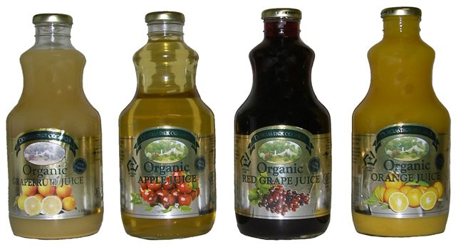 Organic 100% Fruit Juices