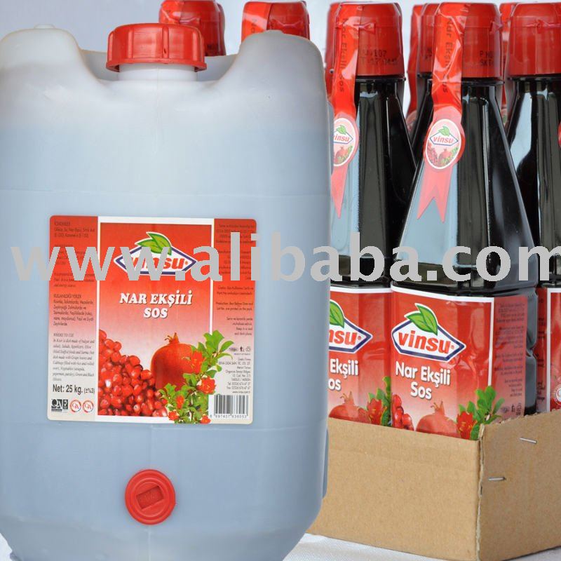 Vinsu Organic Sour Pomegranate Extract Pomegranate Sauce, Sour Pomegranate Molassas Nar Eksili Sos M