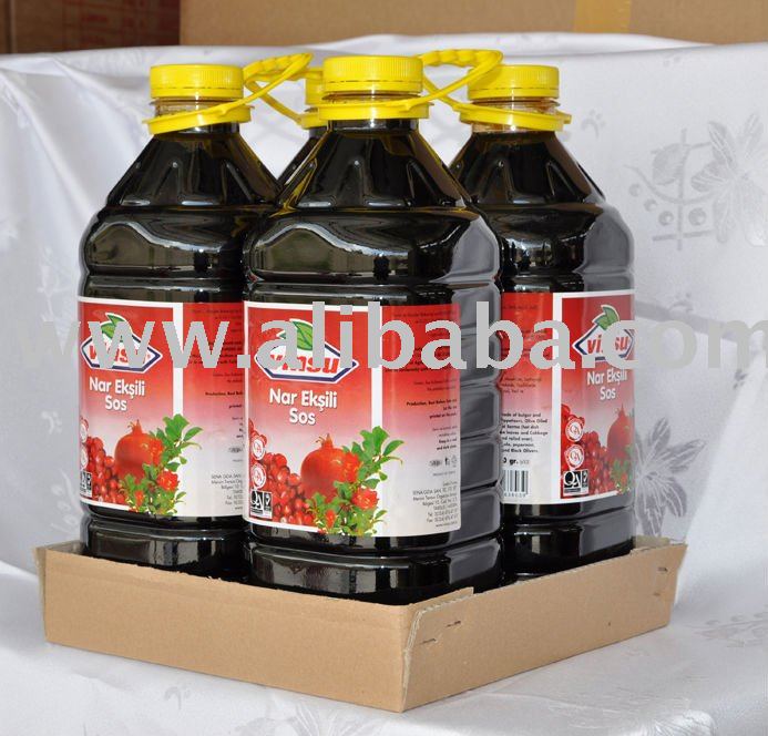 Vinsu Organic Sour Pomegranate Extract Pomegranate Sauce, Sour Pomegranate Molassas Nar Eksili Sos