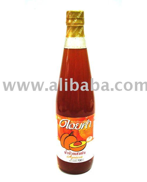 Sweetened Fruit Squash Concentrated Chinese Apricot  Juice 