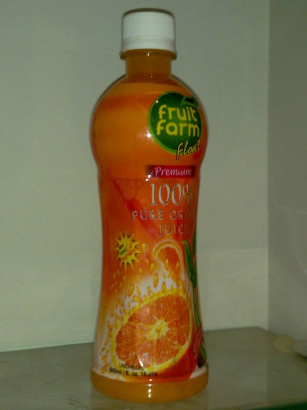 Fruit Farm Orange Float 500 ml With Fruit Pieces (Sacs/Cells) Juice