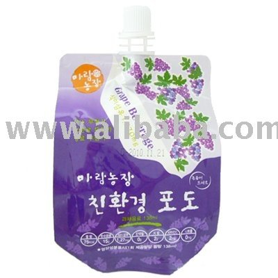 Aramfarm Eco-freindly Grape Juice 138ml Pouch