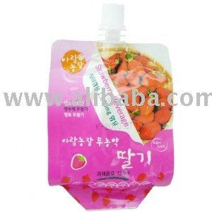 Aramfarm Eco-freindly Strawberry Juice 138ml Pouch