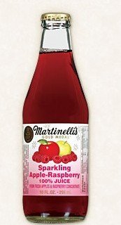 Sparkling Apple-Raspberry juice-12 pack