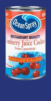 REDUCED CALORIE CRANBERRY JUICE COCKTAIL 46 OZ. CAN