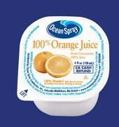 NO THAW JUICE CUPS 100% ORANGE JUICE