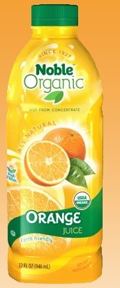 100% Pure Organic Orange Juice