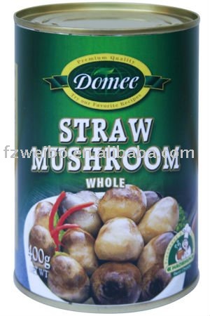 Hot Selling  Canned   Straw   Mushroom  Whole
