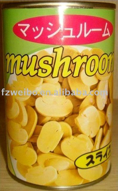 Canned Slices  Mushroom  in  Brine 
