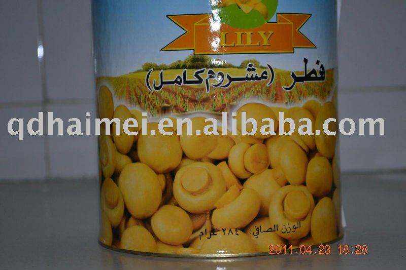 2011 button whole mushroom canned food