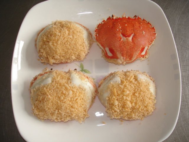  Bread ed Cut Crab