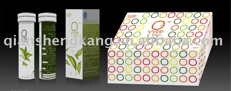 Green tea effervescent tablet