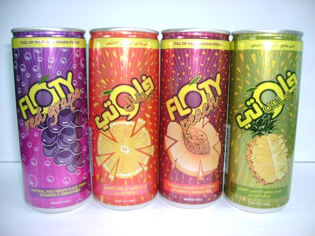 Floty  Juice s - Float Type With Real  Fruit   Pieces 