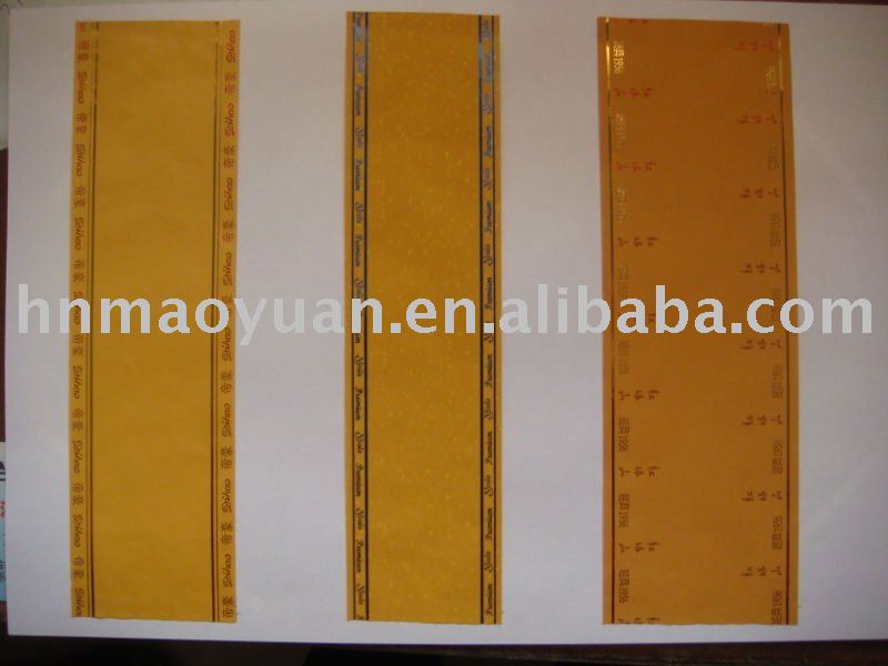 Printing for tipping paper