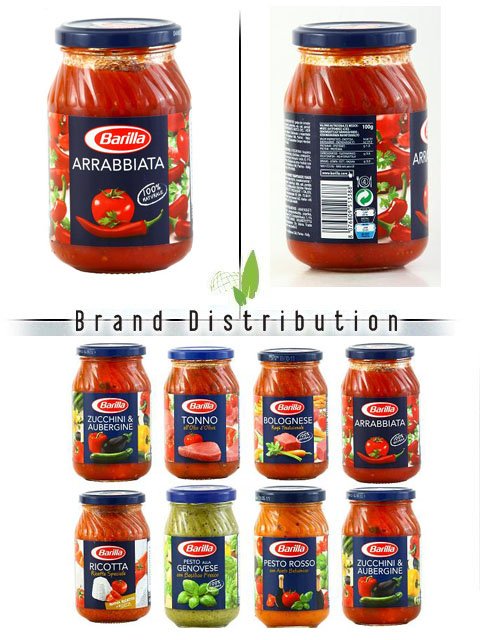 Barilla Arrabbiata Tomato Sauce With Hot Pepper 400g 380ml,poland 