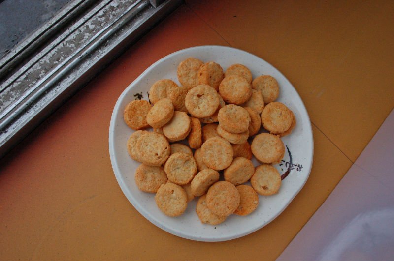 vacuum  fried  bean curd ball