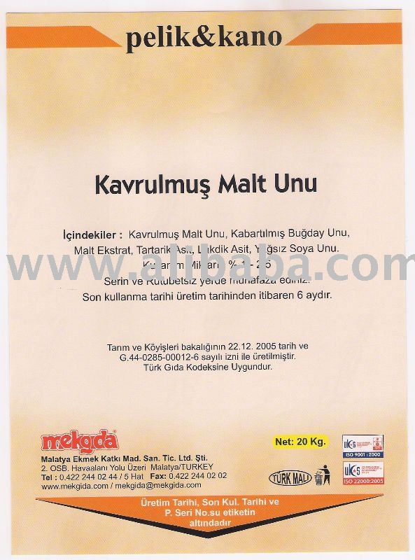 roasted malt flour