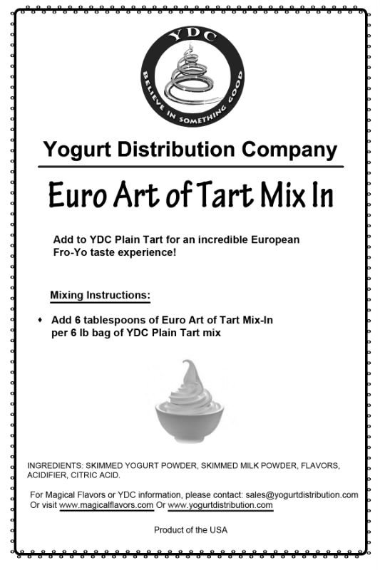 Euro Art of Tart Soft-Serve Yogurt Mix
