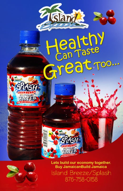 Island Breeze Splash cranberry flavoured water,Jamaica Island Breeze Splash  price supplier - 21food