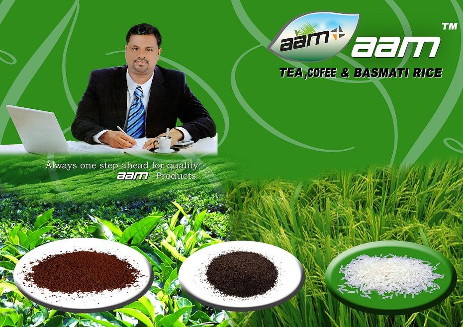 Manufactures, Export ers,Wholesales of TEA, COFFEE, RICE,SPICES and FOOD GRAINS in india and abroad.