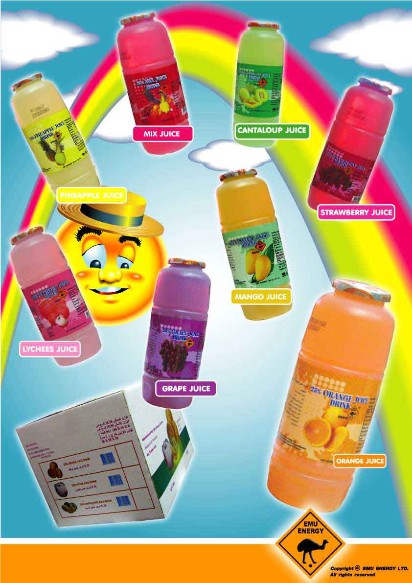 Juice Drink  Emu Energy Brand